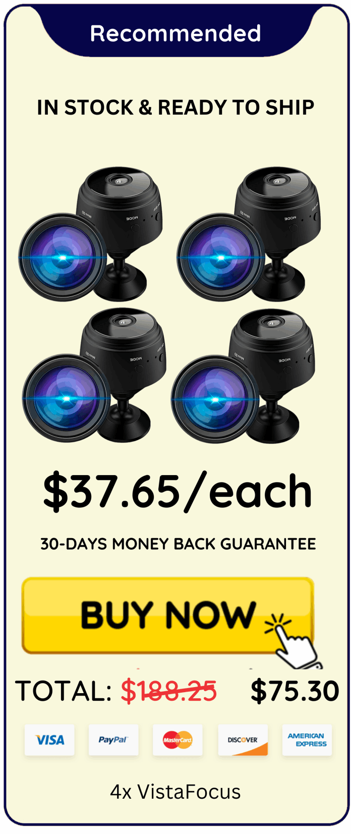 VistaFocus offer price